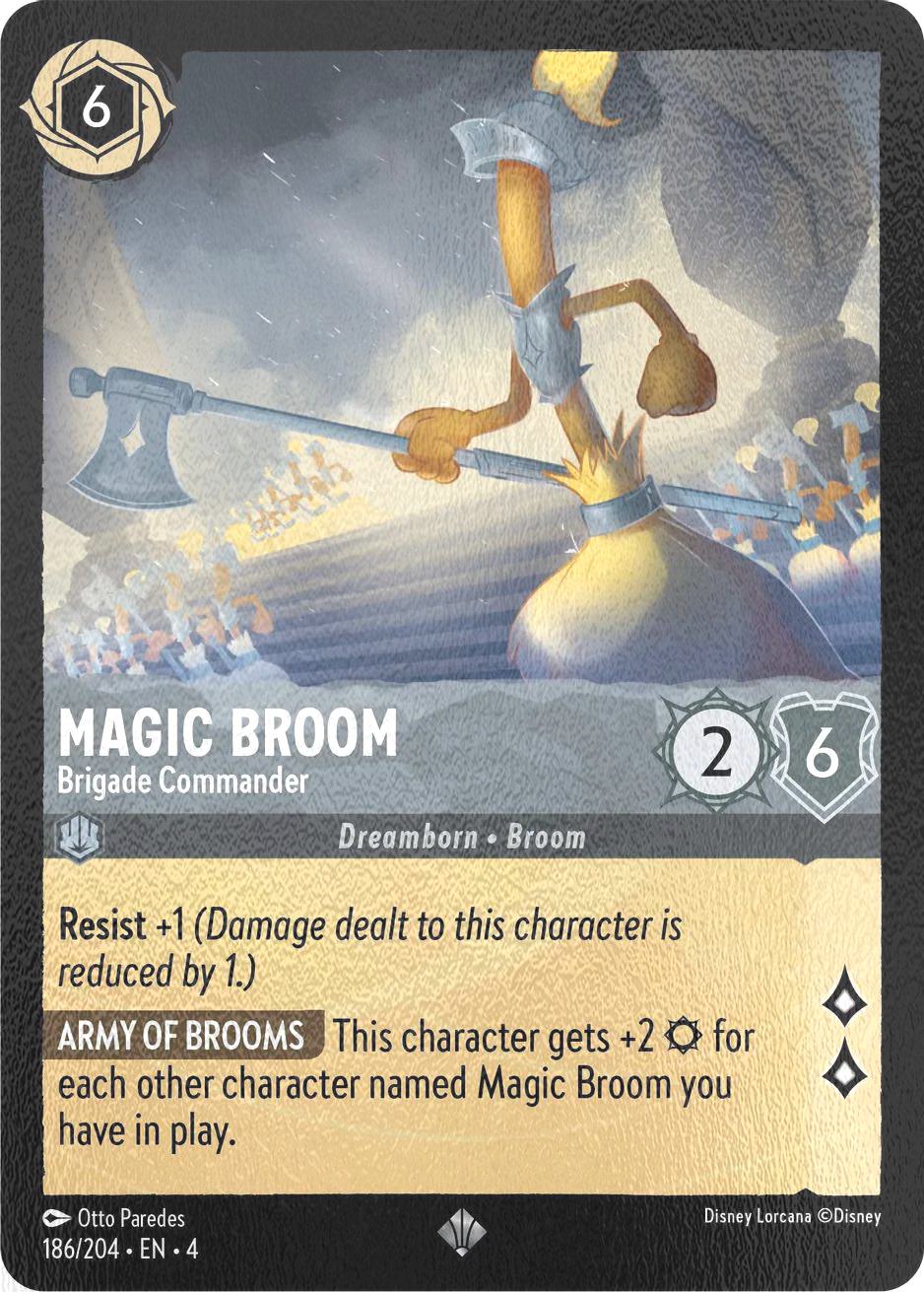 Magic Broom - Brigade Commander - 186/204 [Ursula's Return] [Cold Foil]