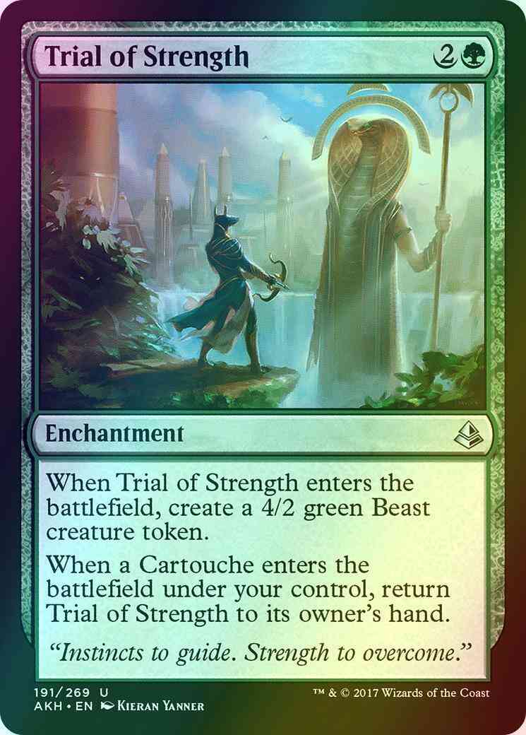 Trial of Strength [191] [Amonkhet] [Foil]