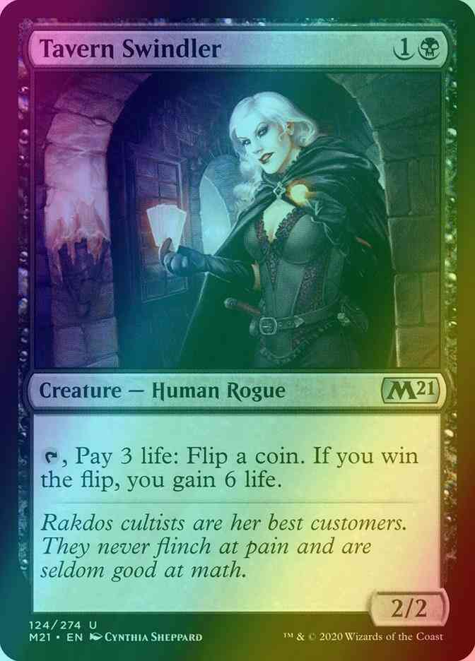 Tavern Swindler [124] [Core Set 2021] [Foil]