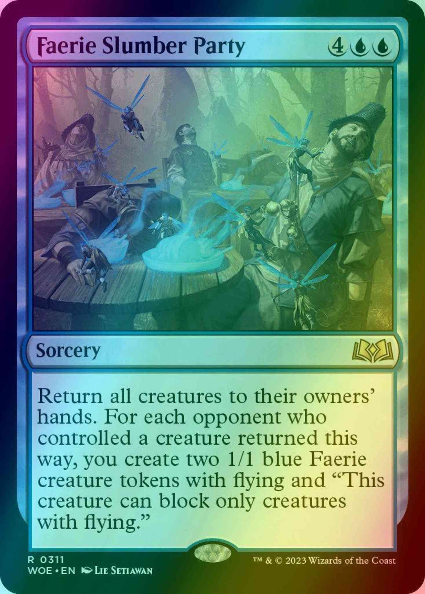 Faerie Slumber Party [311] [Jumpstart Exclusive] [Wilds of Eldraine] [Foil]