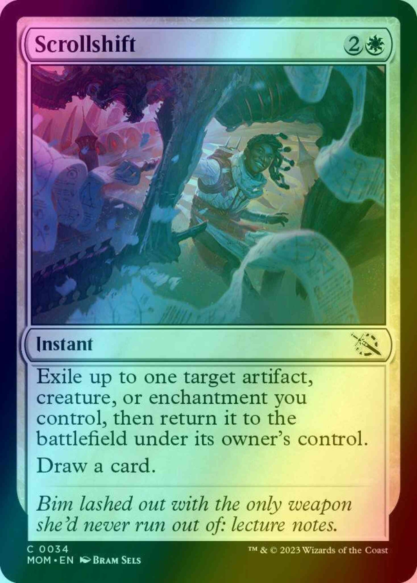 Scrollshift [34] [March of the Machine] [Foil]