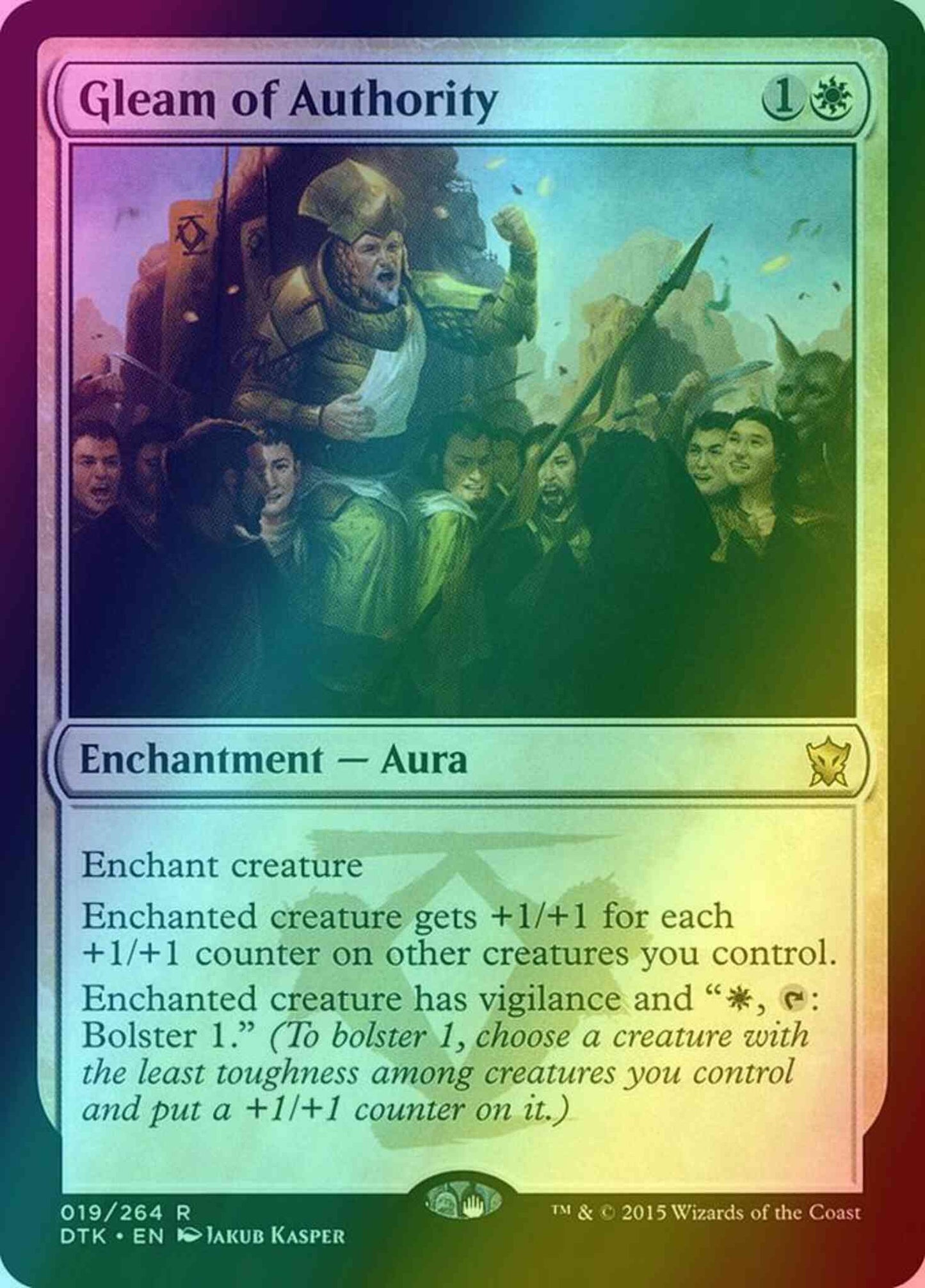 Gleam of Authority [19] [Dragons Of Tarkir] [Foil]