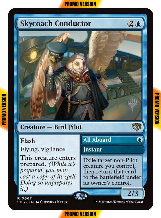 Skycoach Conductor [67p] [Promo Pack] [Secrets of Strixhaven Promos] [Non-Foil]