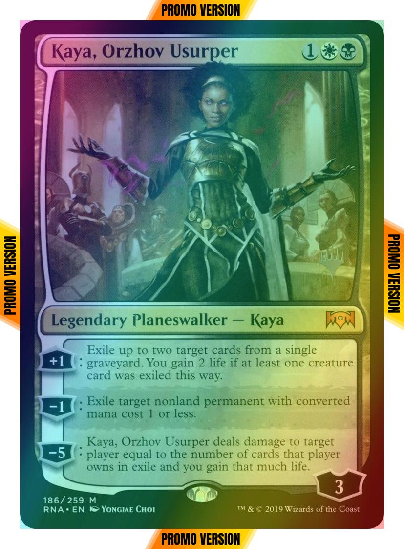 Kaya, Orzhov Usurper [186p] [Promo Pack] [Ravnica Allegiance Promos] [Foil]