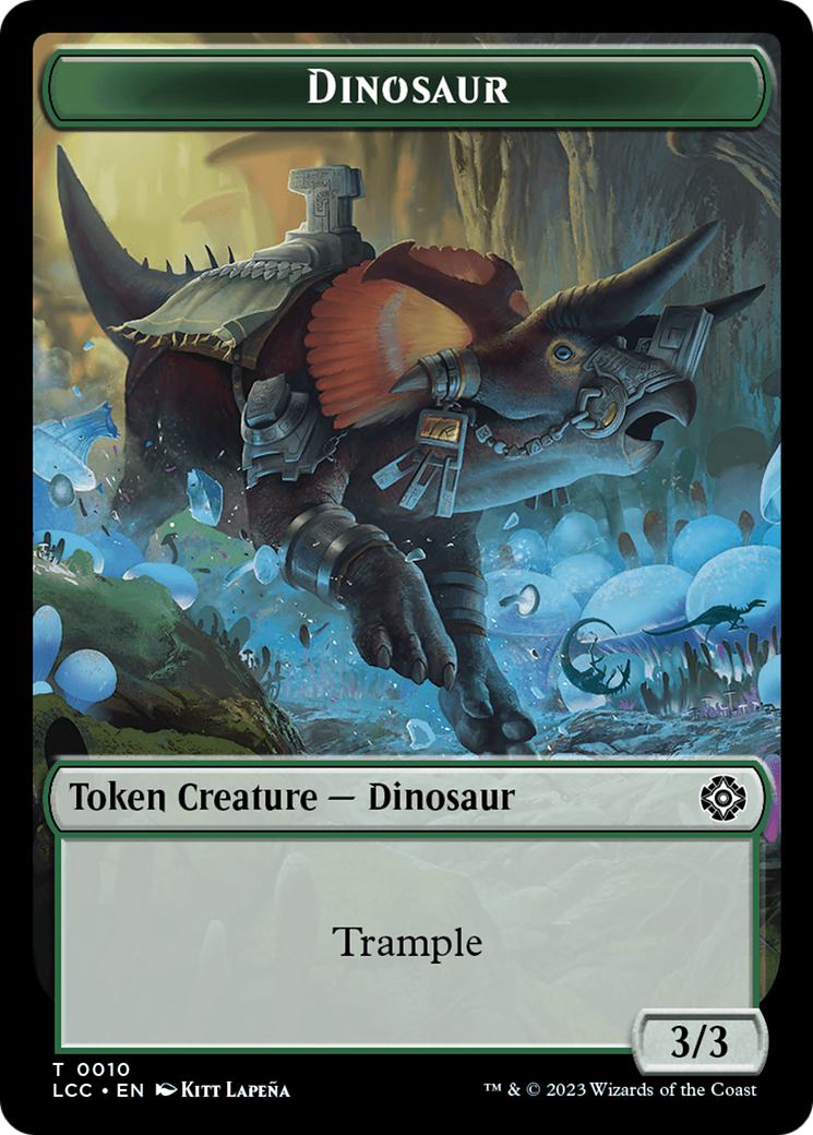 Dinosaur Beast Token (11) // Dinosaur Token (10) [The Lost Caverns of Ixalan: Commander: Tokens] [Non-Foil]
