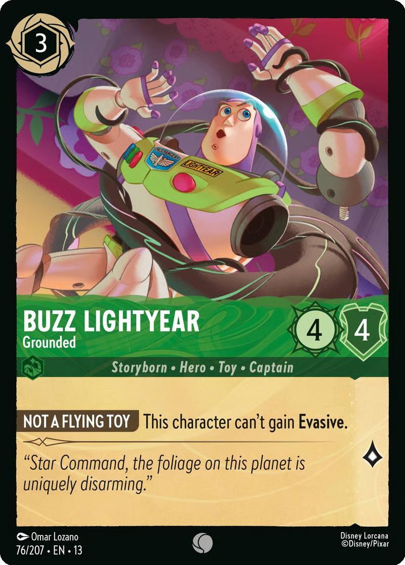 Buzz Lightyear - Grounded - 76/204 [Attack of the Vine!] [Non-Foil]