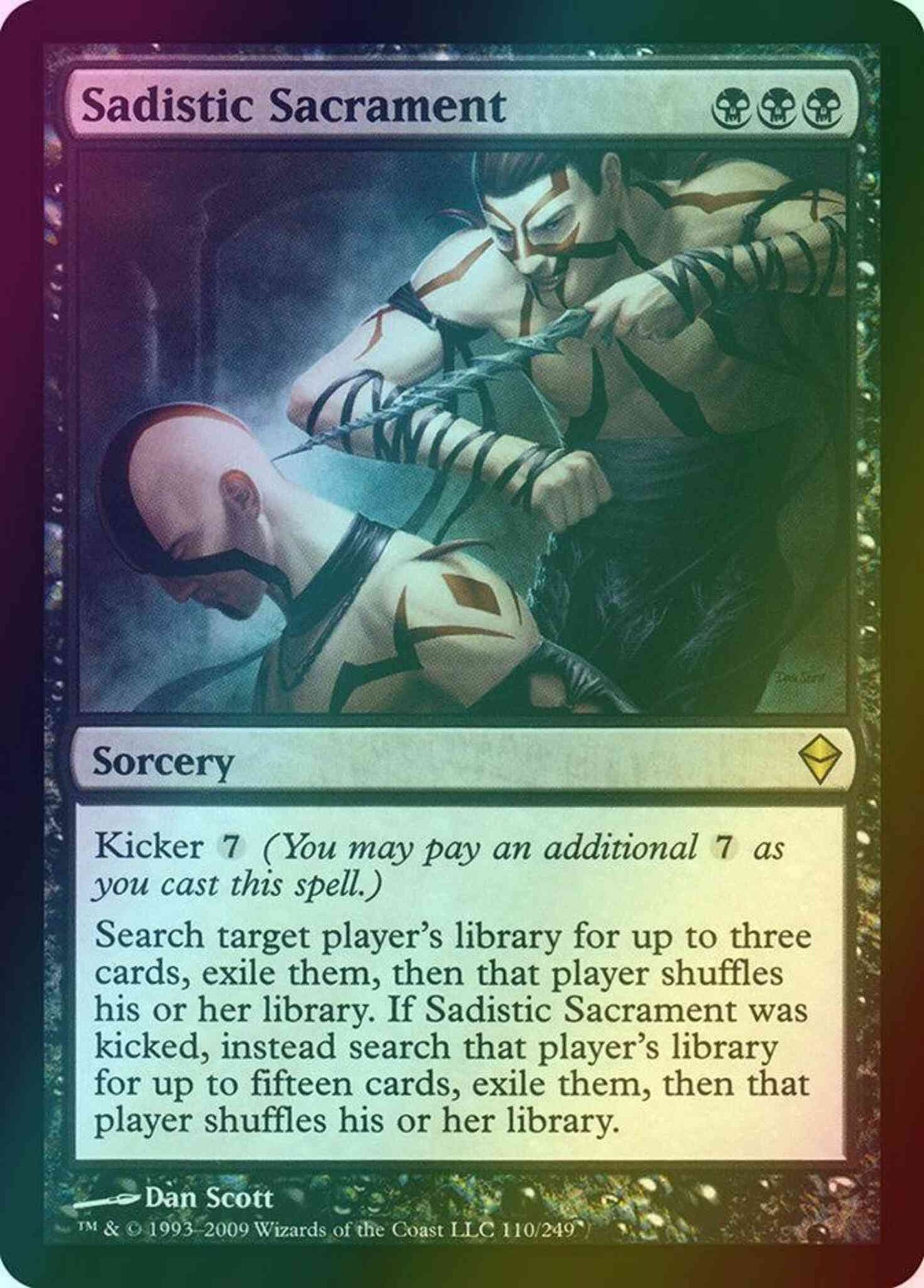 Sadistic Sacrament [110] [Zendikar] [Foil]