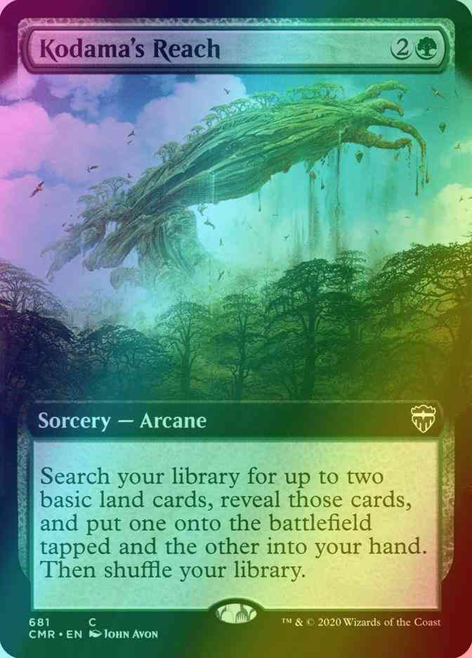 Kodama's Reach [681] [Extended Art] [Commander Legends] [Foil]