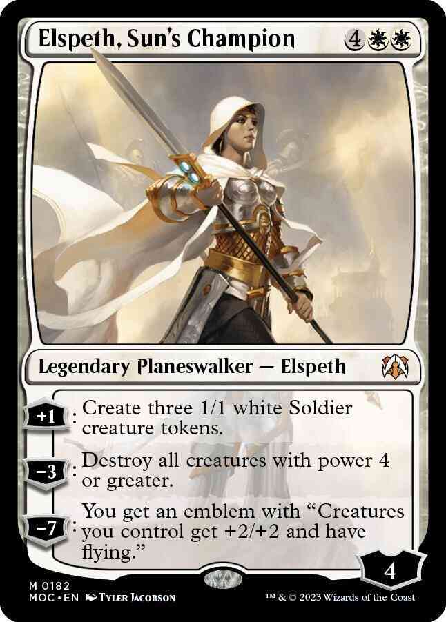 Elspeth, Sun's Champion [182] [March of the Machine: Commander] [Non-Foil]