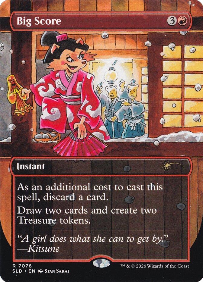 Big Score [7076] [Borderless] [Stan Sakai] [Secret Lair Drop] [Non-Foil]