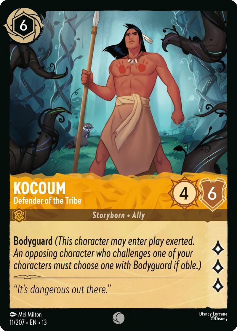 Kocoum - Defender of the Tribe - 11/204 [Attack of the Vine!] [Non-Foil]