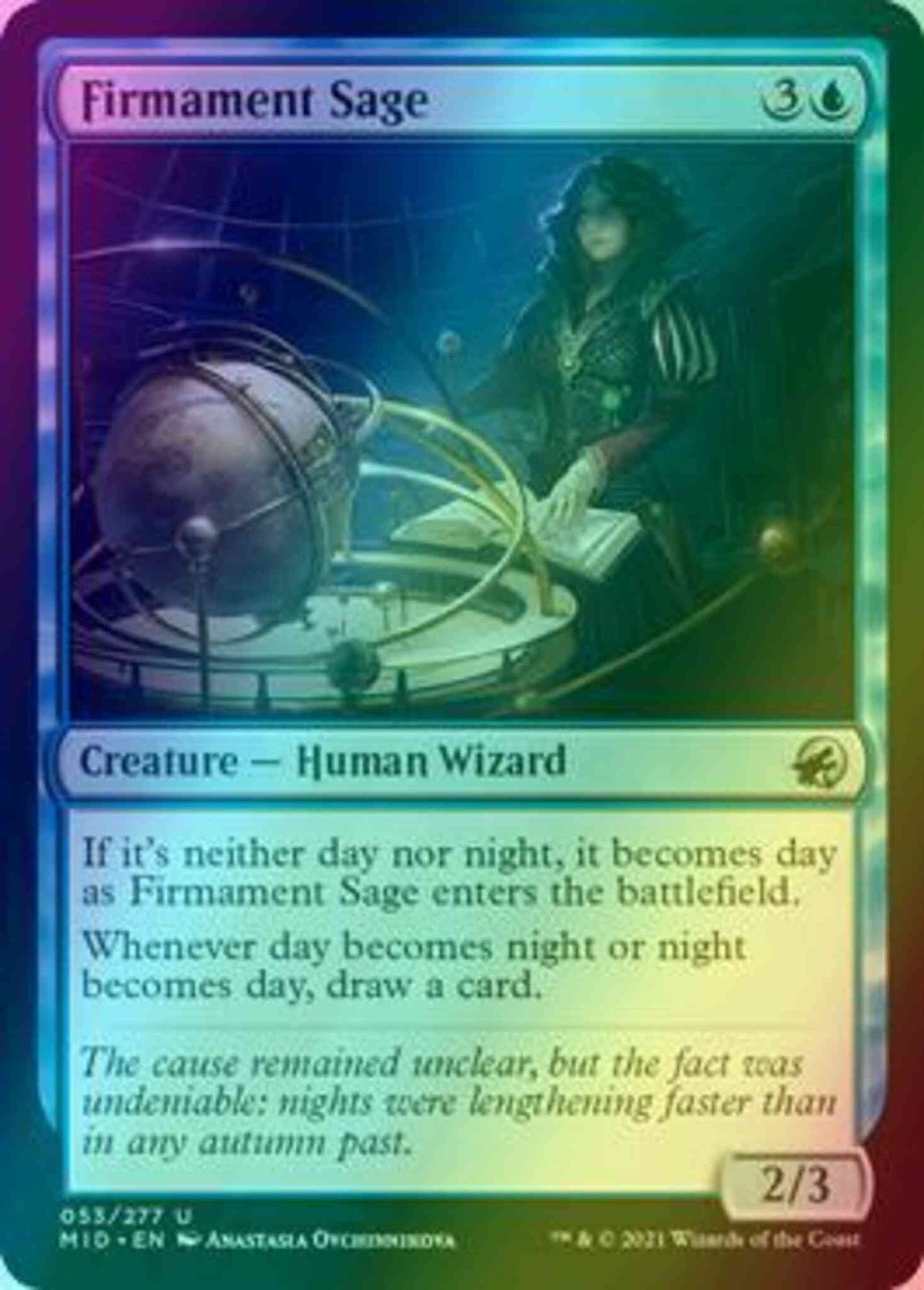 Firmament Sage [53] [Innistrad: Midnight Hunt] [Foil]