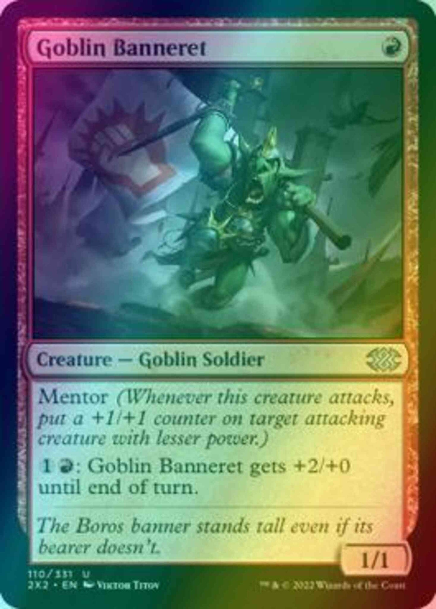Goblin Banneret [110] [Double Masters 2022] [Foil]