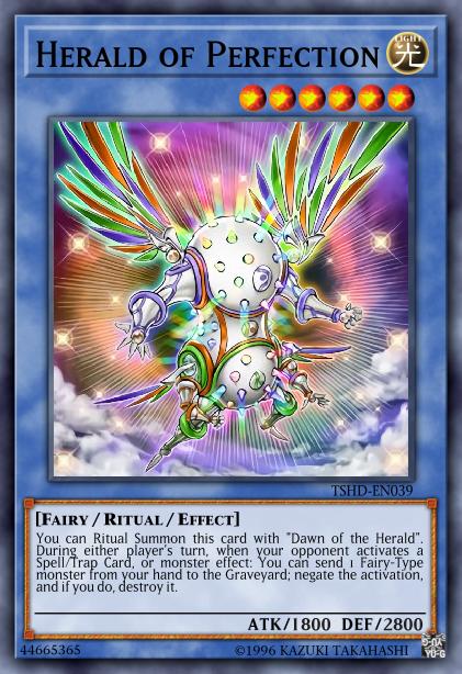 Herald of Perfection - TSHD-EN039 - Ultra Rare - 1st Edition