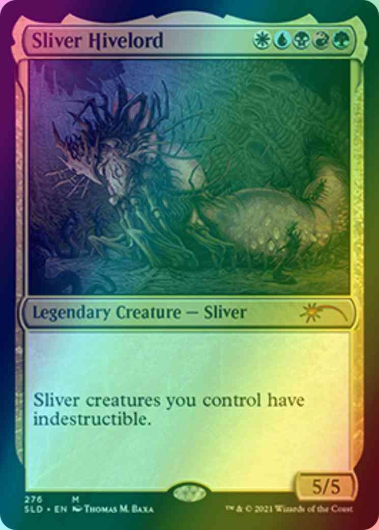 Sliver Hivelord [0276] [Thomas Baxa] [Secret Lair Drop] [Foil]