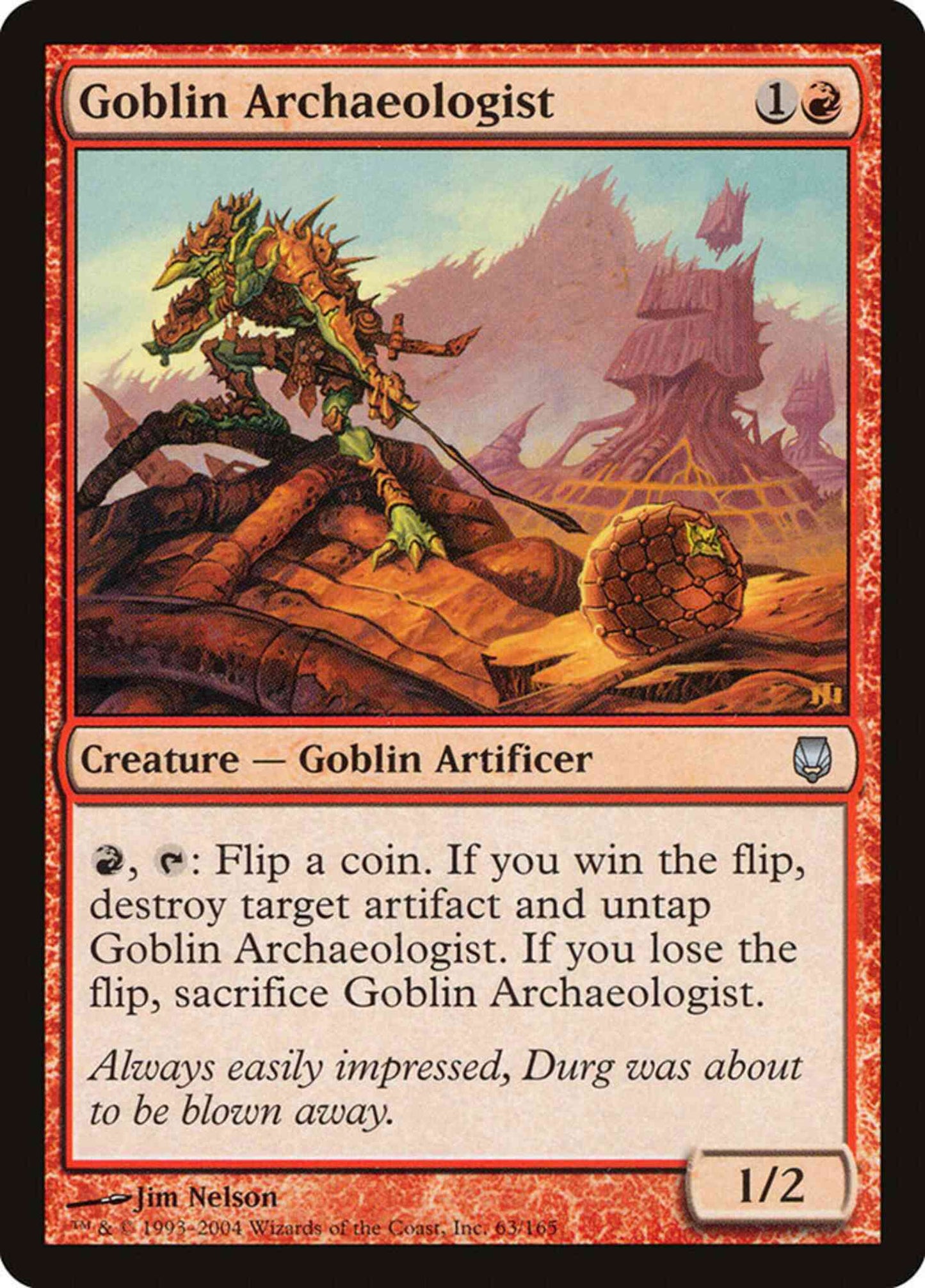 Goblin Archaeologist [63] [Darksteel] [Non-Foil]