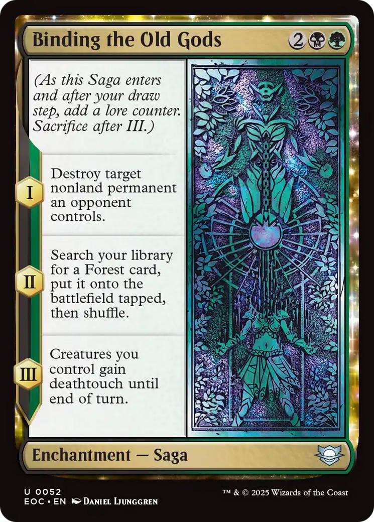 Binding the Old Gods [52] [Edge of Eternities: Commander] [Non-Foil]