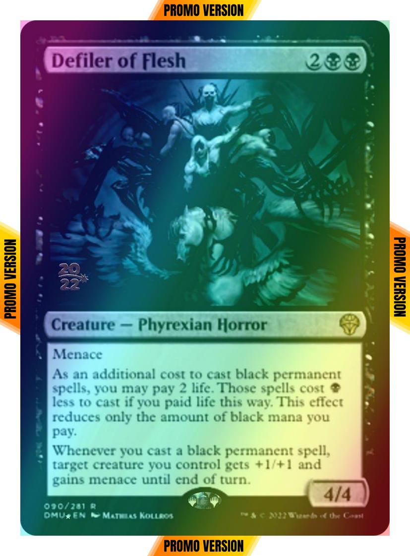 Defiler of Flesh [90s] [Prerelease] [Dominaria United: Promos] [Foil]
