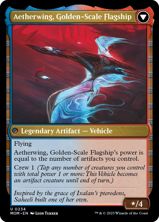 Invasion of Kaladesh // Aetherwing, Golden-Scale Flagship [234] [March of the Machine] [Non-Foil]