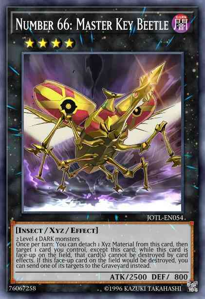 Number 66: Master Key Beetle - MP14-EN099 - Super Rare - 1st Edition