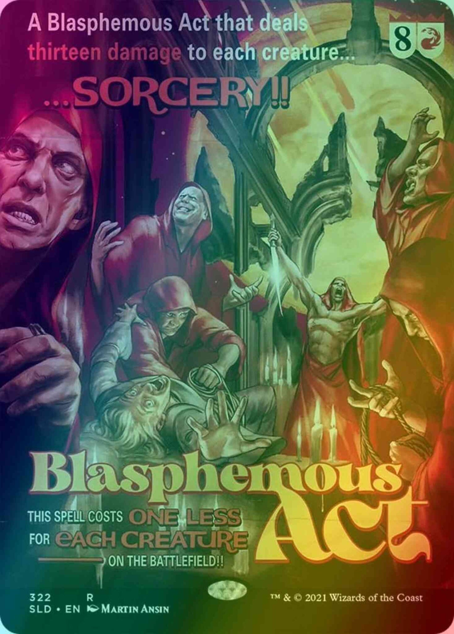 Blasphemous Act [0322] [Monster Movie Marathon] [Secret Lair Drop] [Foil]