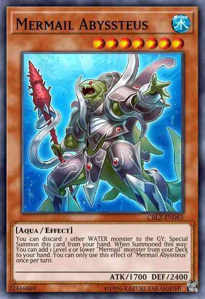 Mermail Abyssteus - CBLZ-EN083 - Ultimate Rare - Unlimited