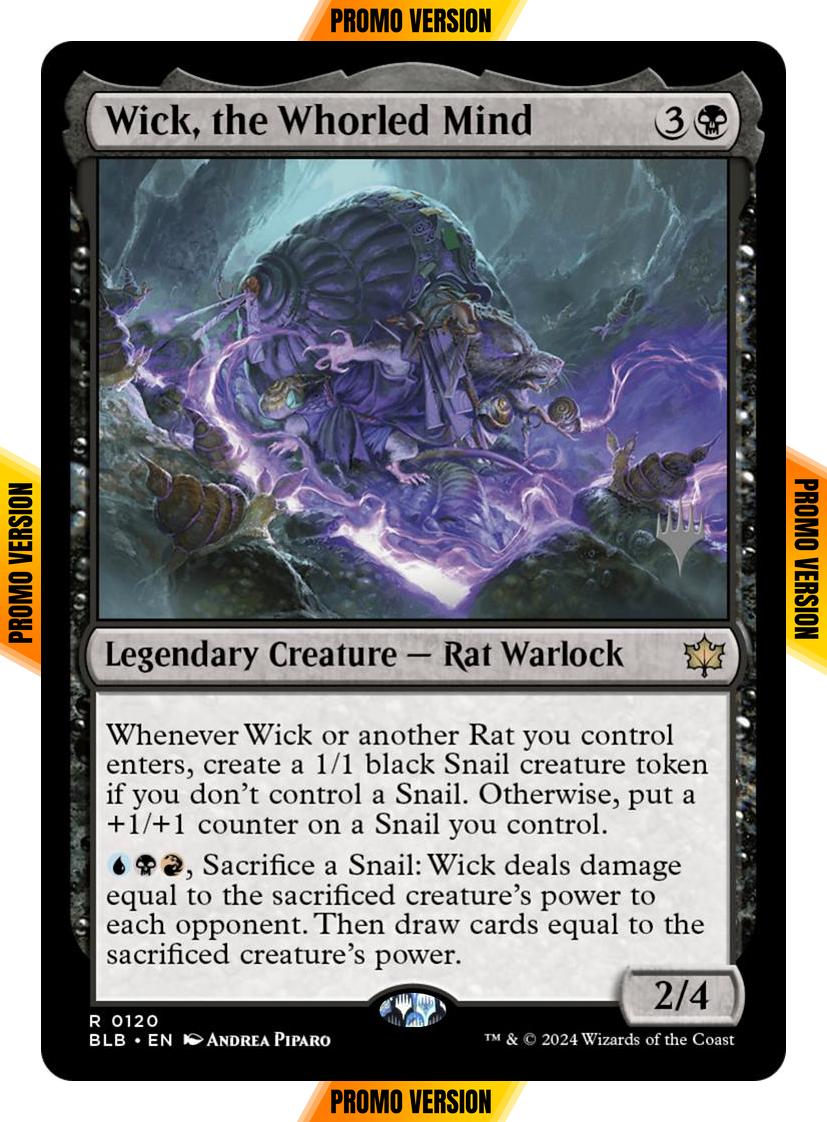 Wick, the Whorled Mind [120p] [Promo Pack] [Bloomburrow: Promos] [Non-Foil]