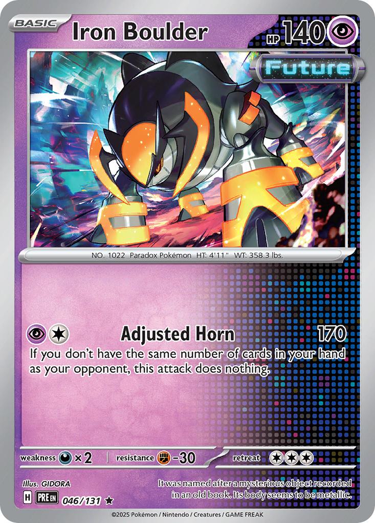 Iron Boulder - 046/131 - Rare [sv085-046] [Holo]
