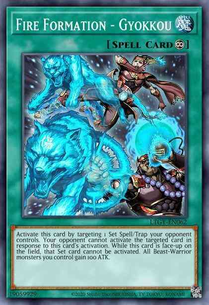 Fire Formation - Gyokkou - LTGY-EN062 - Super Rare - Unlimited