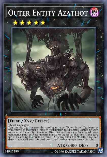 Outer Entity Azathot - SHVA-EN018 - Secret Rare - 1st Edition
