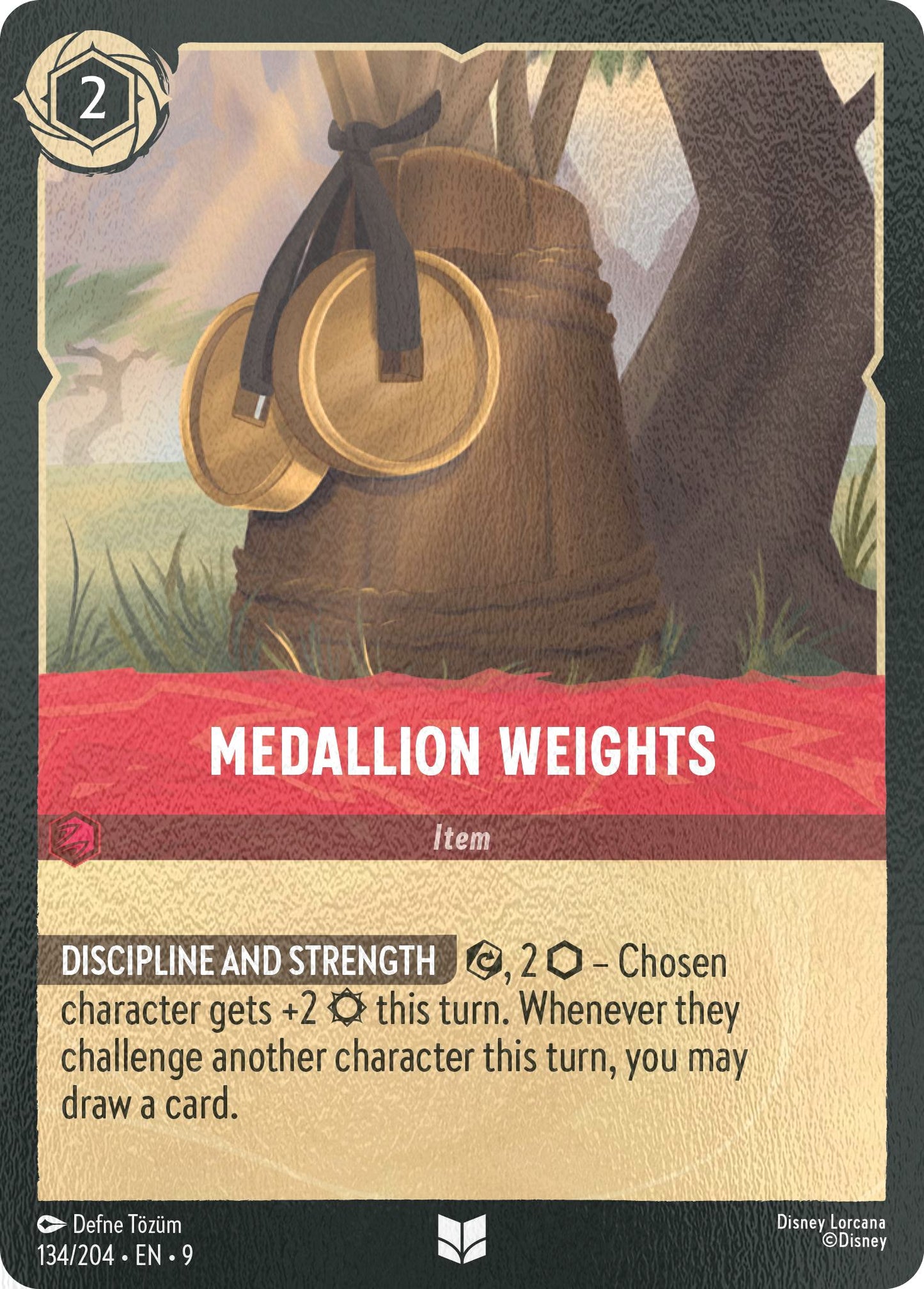 Medallion Weights - 134/204 [Fabled] [Cold Foil]