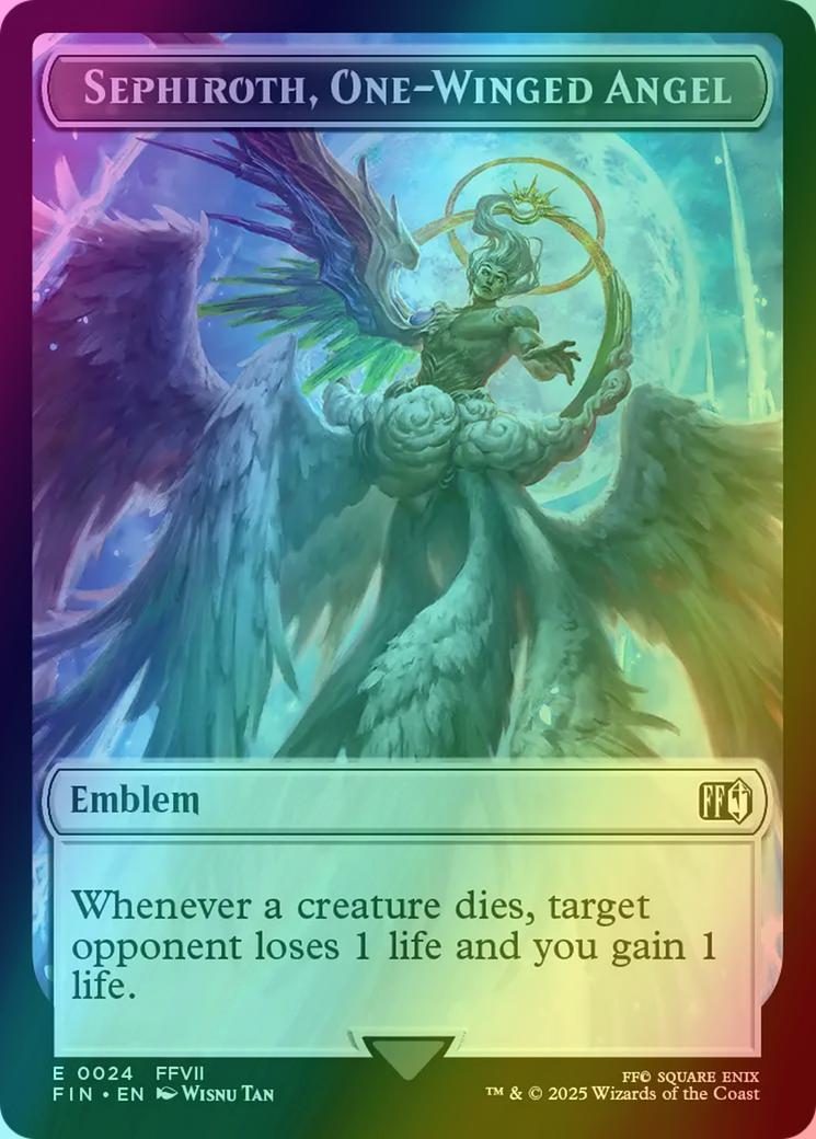 Robot Warrior Token (12) // Sephiroth, One-Winged Angel