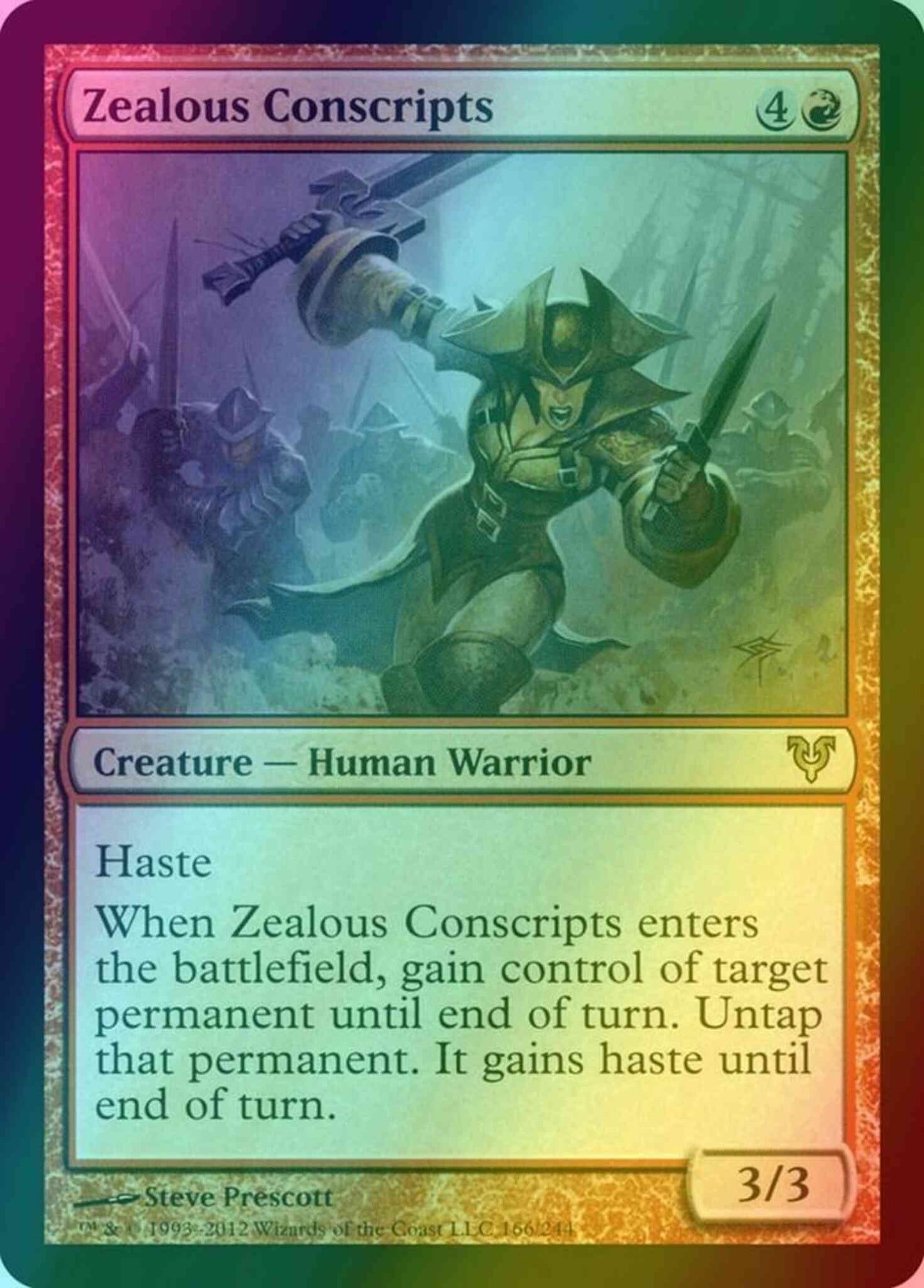 Zealous Conscripts [166] [Avacyn Restored] [Foil]