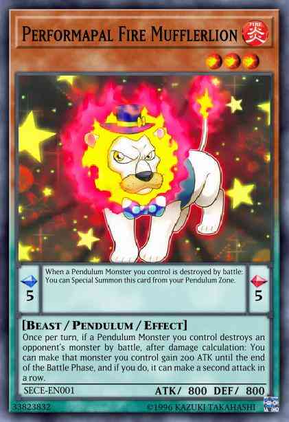Performapal Fire Mufflerlion - SP15-EN024 - Common - 1st Edition