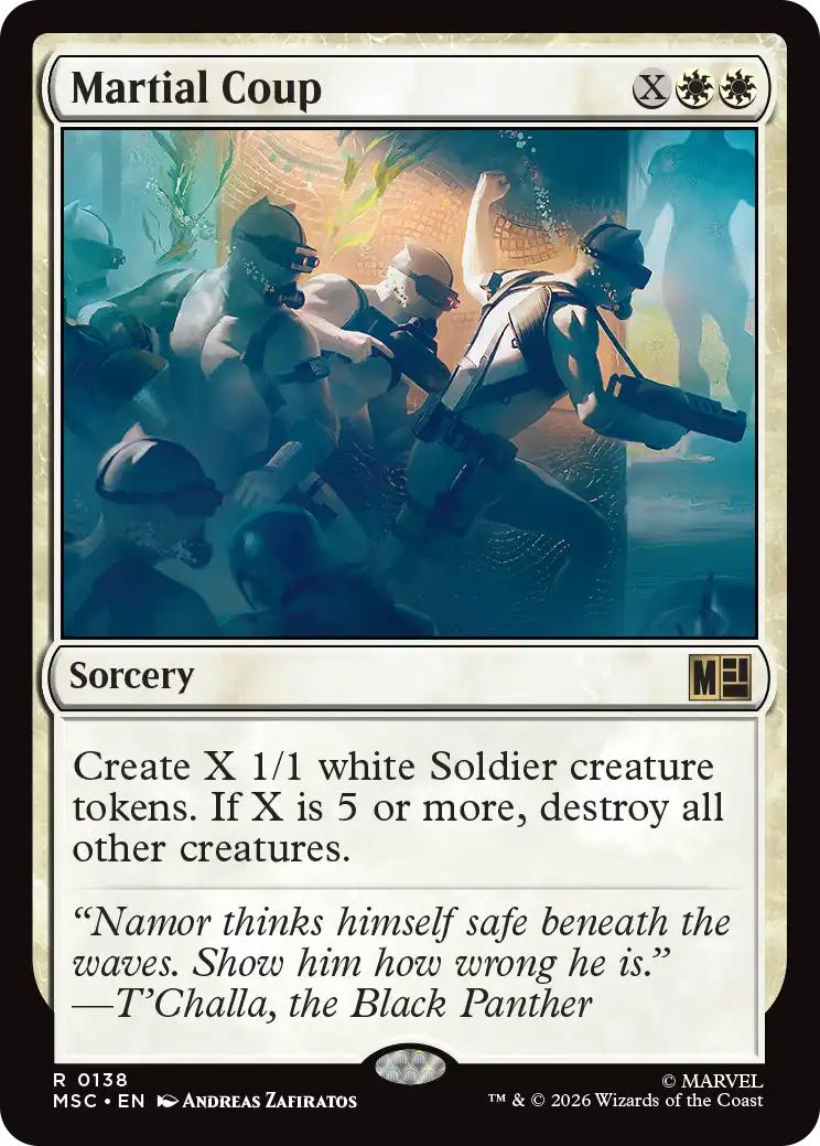Martial Coup [138] [Marvel Super Heroes: Commander] [Non-Foil]