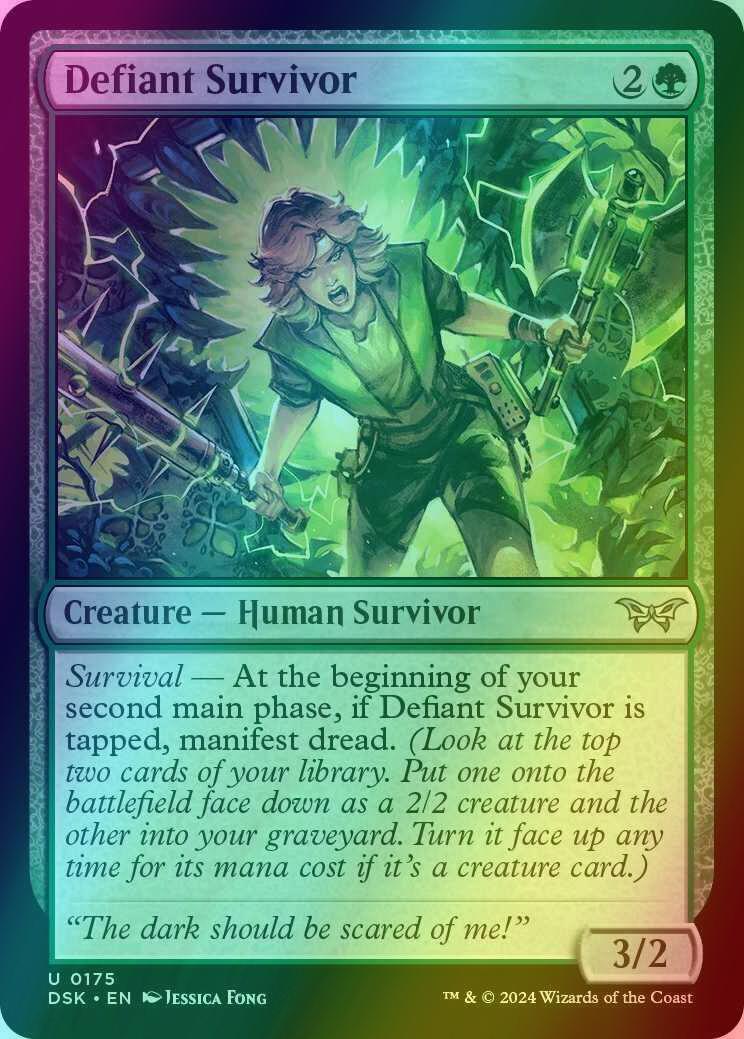 Defiant Survivor [175] [Duskmourn: House of Horror] [Foil]