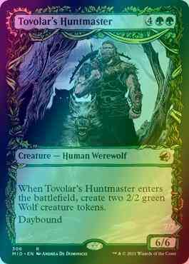 Tovolar's Huntmaster // Tovolar's Packleader [306] [Equinox Showcase] [Innistrad: Midnight Hunt] [Foil]