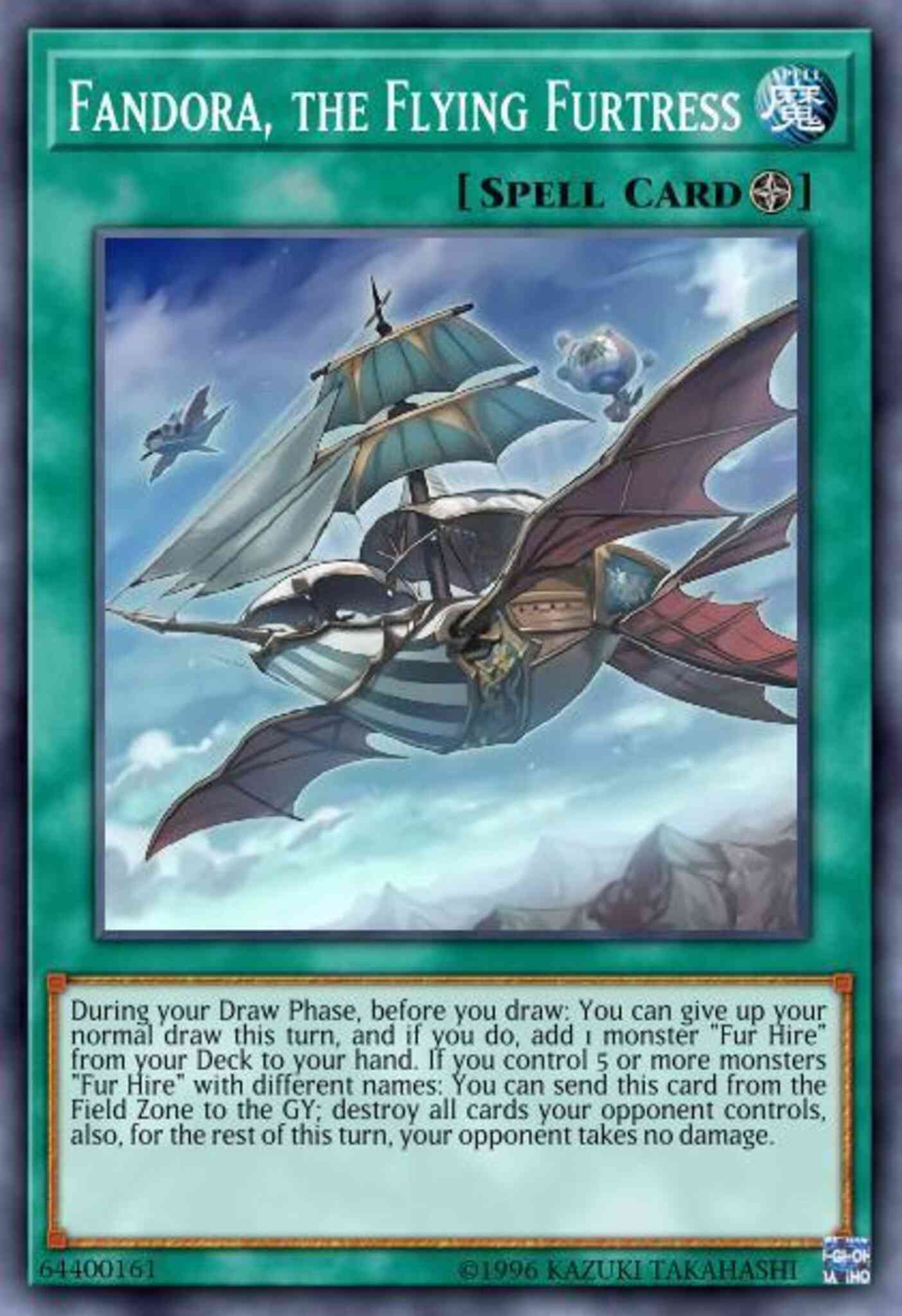 Fandora, the Flying Furtress - DASA-EN024 - Super Rare - Unlimited