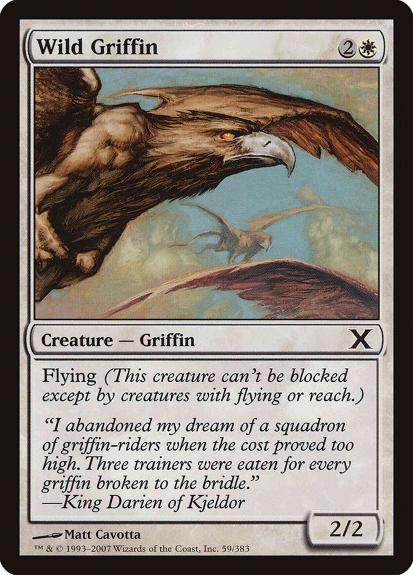Wild Griffin [59] [Tenth Edition] [Non-Foil]