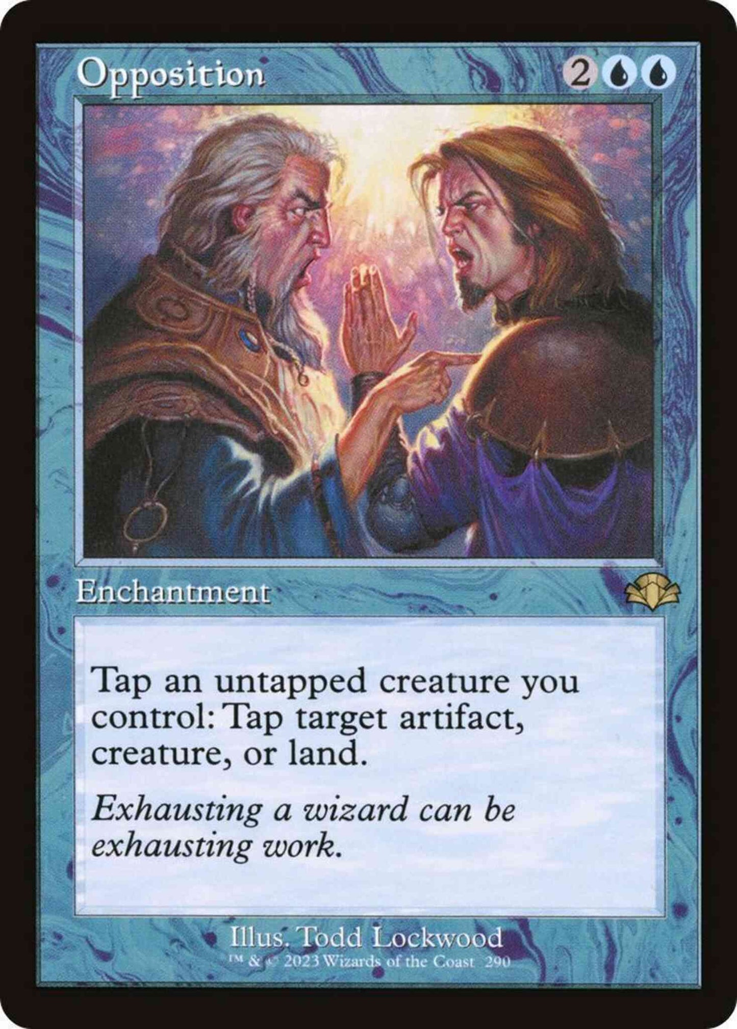Opposition [290] [Retro Frame] [Dominaria Remastered] [Non-Foil]