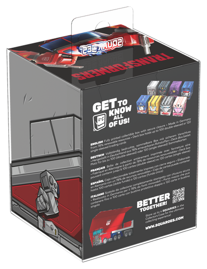Ultimate Guard Squaroes Deck Box - 100 - Transformers - Megatron