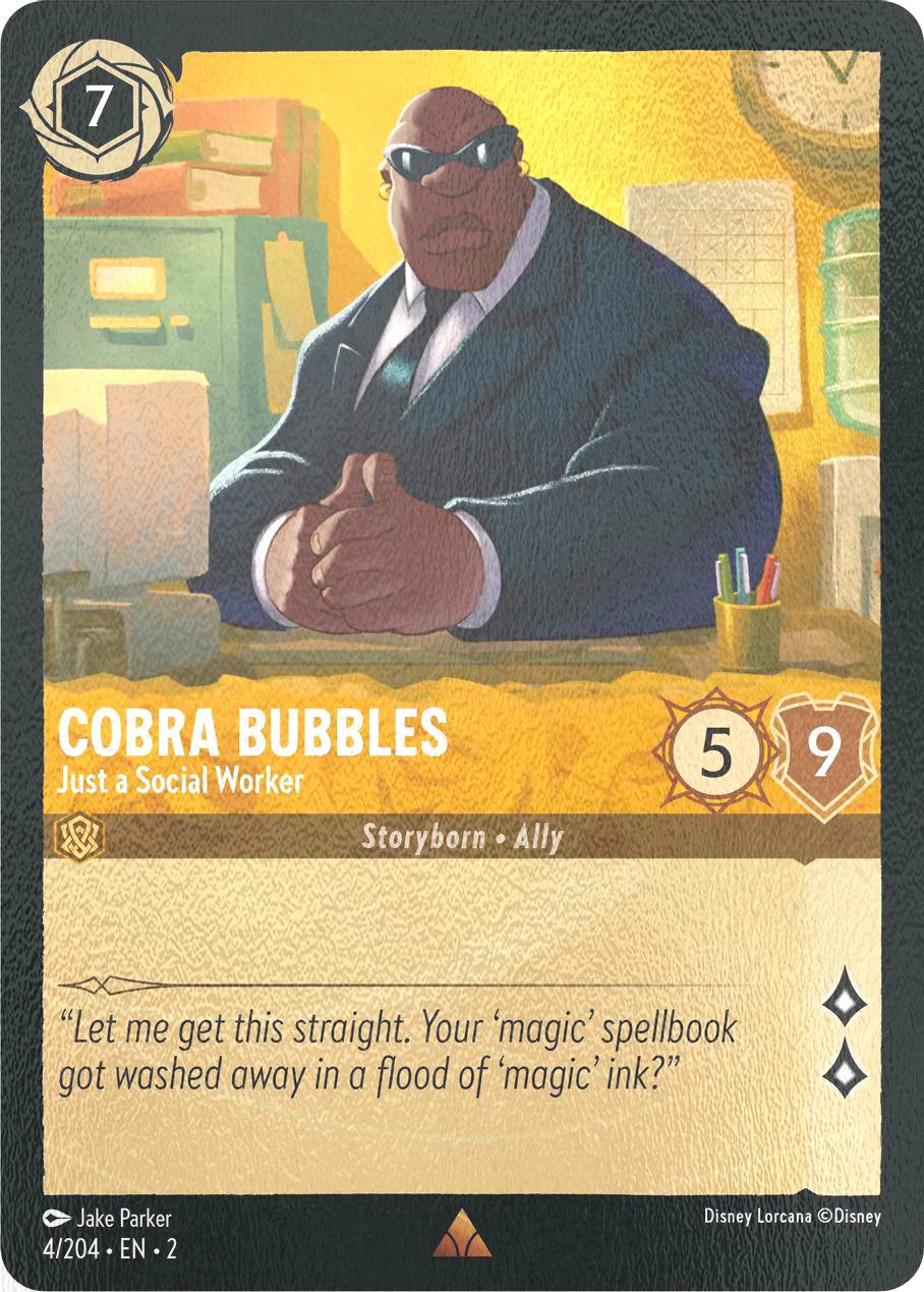 Cobra Bubbles - Just a Social Worker - 4/204 [Rise Of The Floodborn] [Cold Foil]