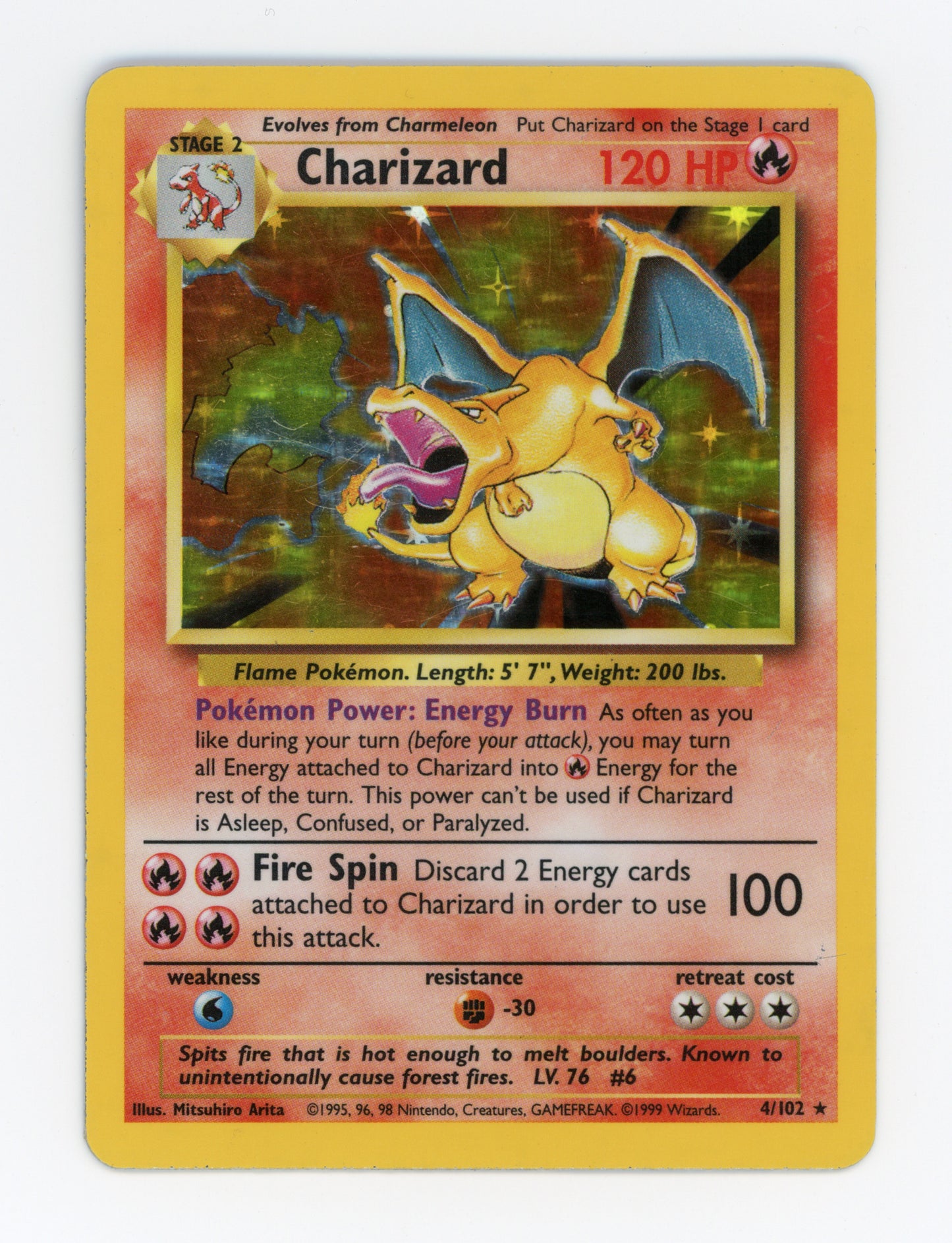 Charizard — Rare|Unlimited|Holo — ID 19155