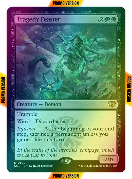 Tragedy Feaster [102p] [Promo Pack] [Secrets of Strixhaven Promos] [Foil]