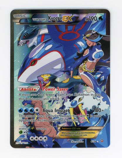 Team Aqua's Kyogre-ex — Rare Holo EX — ID 18226
