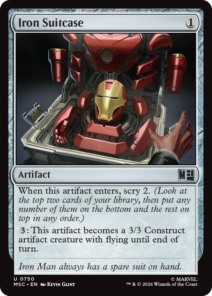 Iron Suitcase [750] [Jumpstart] [Marvel Super Heroes: Commander] [Non-Foil]