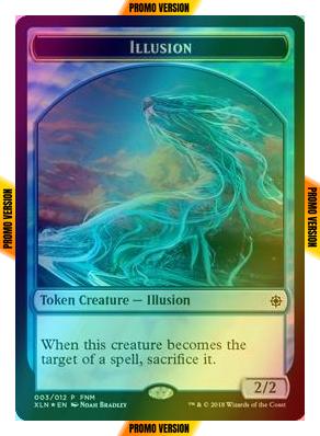 Illusion Token (03) // Saproling Token (03) [03] [Friday Night Magic 2018] [Foil]