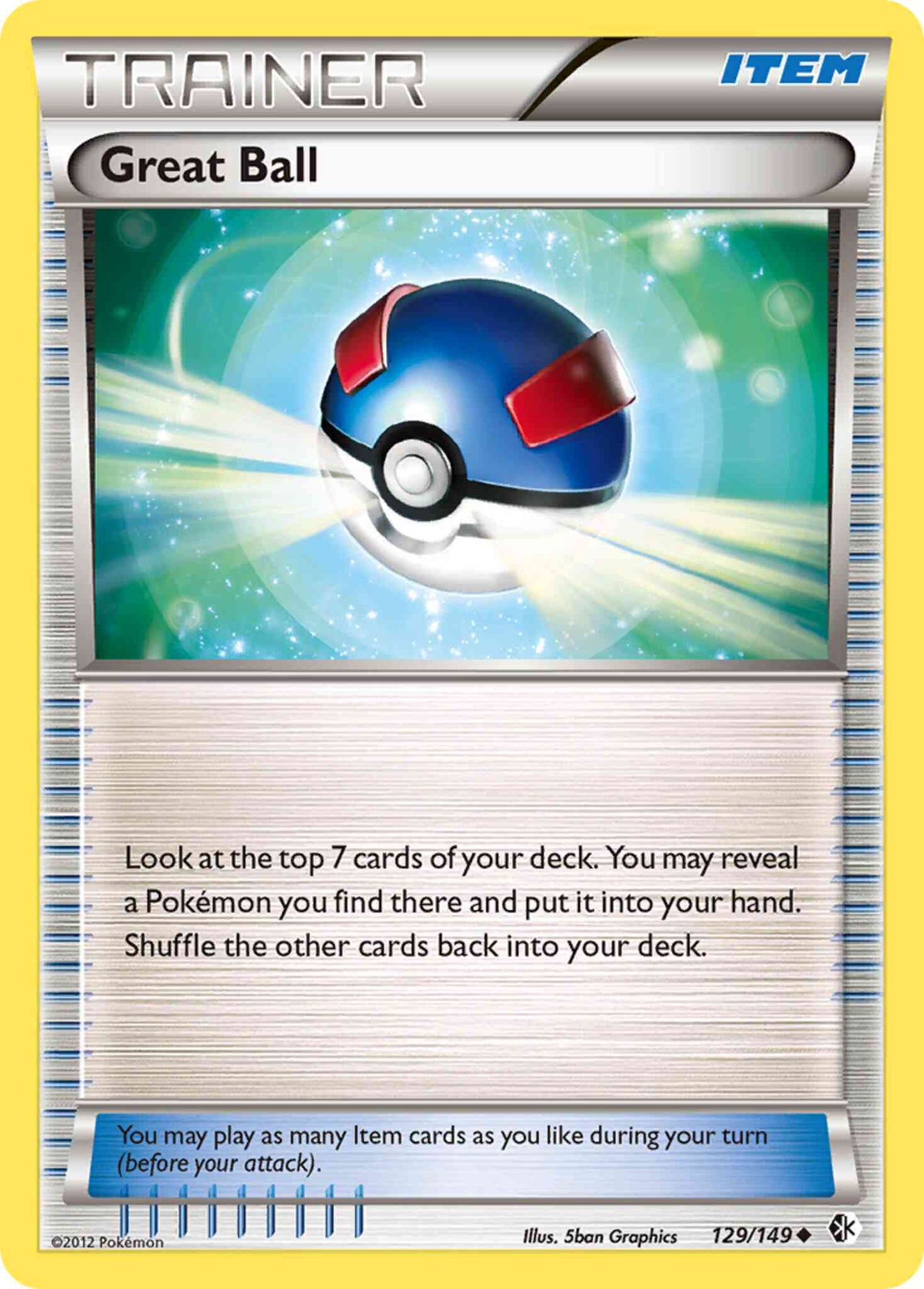 Great Ball - 129/149 - Uncommon [bw7-129] [Reverse Holo]