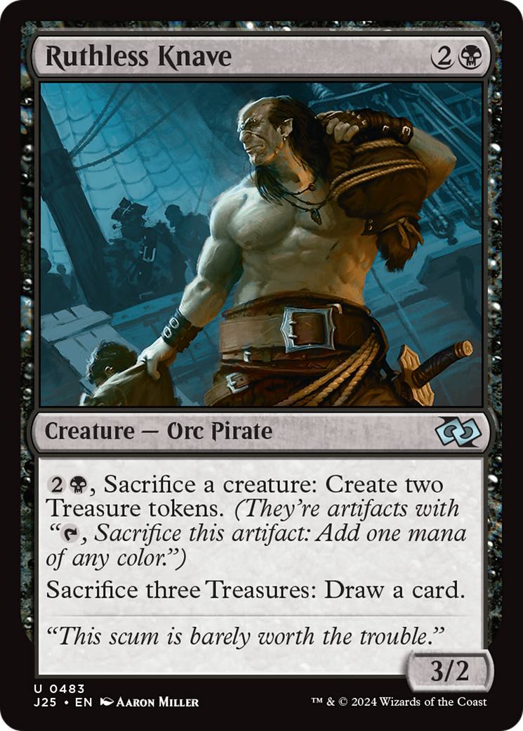 Ruthless Knave [483] [Foundations: Jumpstart] [Non-Foil]