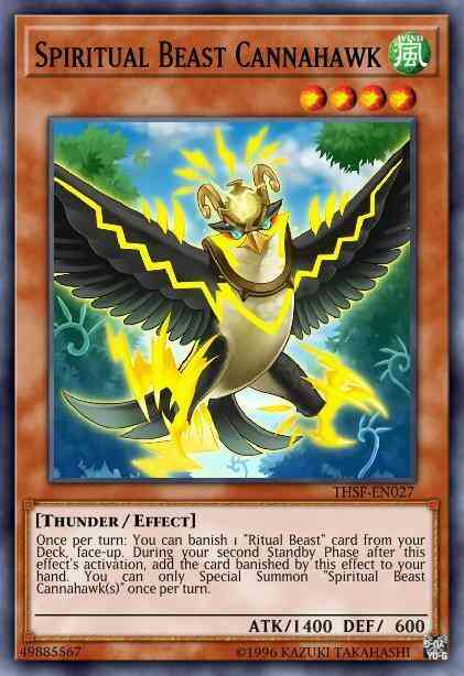Spiritual Beast Cannahawk - THSF-EN027 - Super Rare - Unlimited